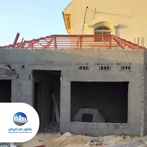 بناء غرف في السطح في الرياض