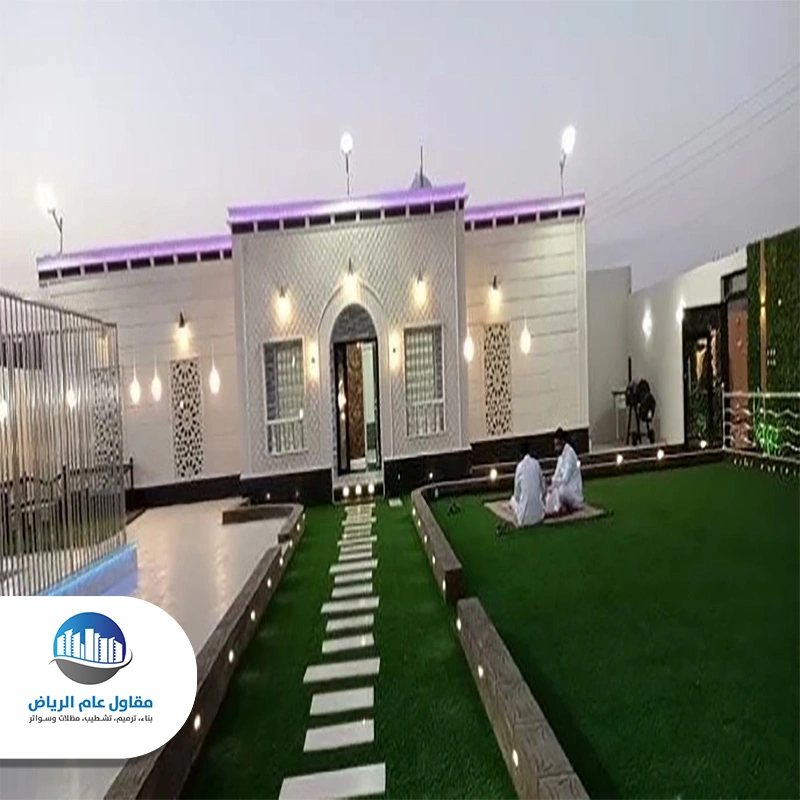 بناء استرحات خارجية في الرياض