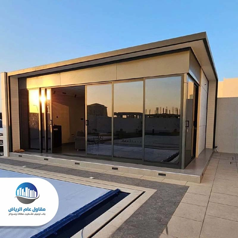 تصميم غرف خارجية مودرن بالرياض